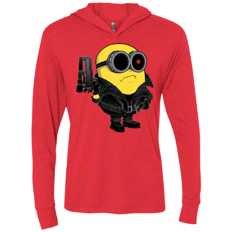 T-Shirts Vintage Red / X-Small Terminion Triblend Long Sleeve Hoodie Tee