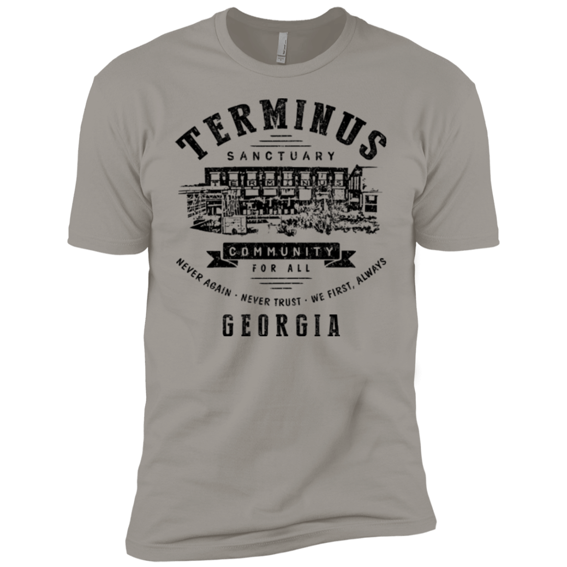 T-Shirts Light Grey / YXS Terminus Sanctuary Community Boys Premium T-Shirt