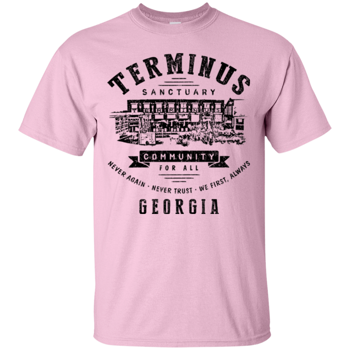 T-Shirts Light Pink / Small Terminus Sanctuary Community T-Shirt
