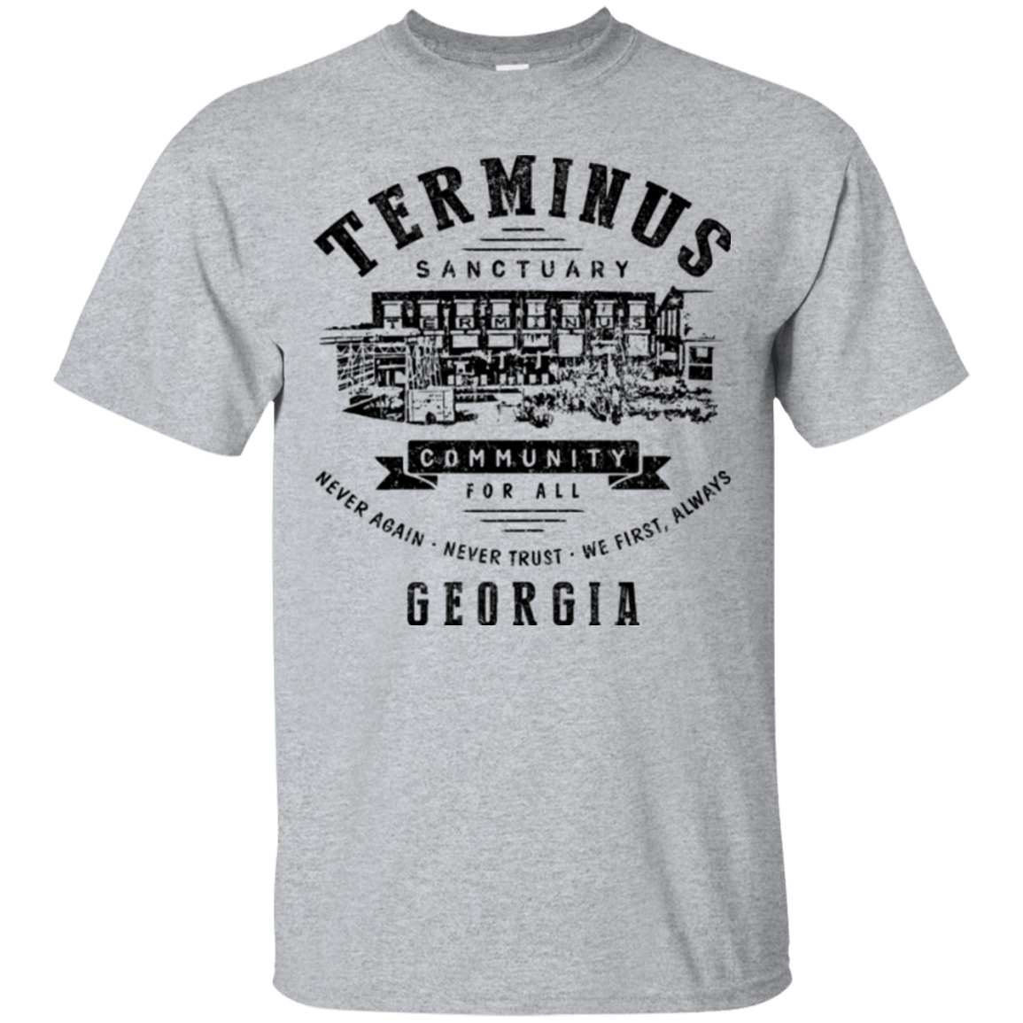 T-Shirts Sport Grey / Small Terminus Sanctuary Community T-Shirt