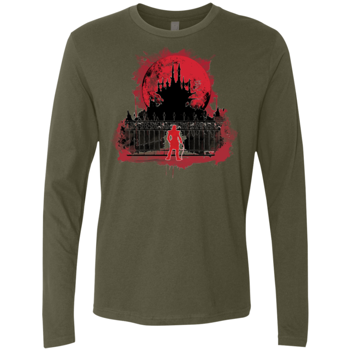 T-Shirts Military Green / Small Terrible Night to Have a Curse Men's Premium Long Sleeve