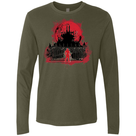 T-Shirts Military Green / Small Terrible Night to Have a Curse Men's Premium Long Sleeve