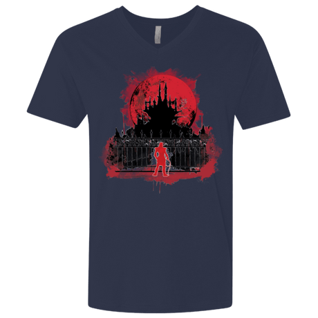 T-Shirts Midnight Navy / X-Small Terrible Night to Have a Curse Men's Premium V-Neck