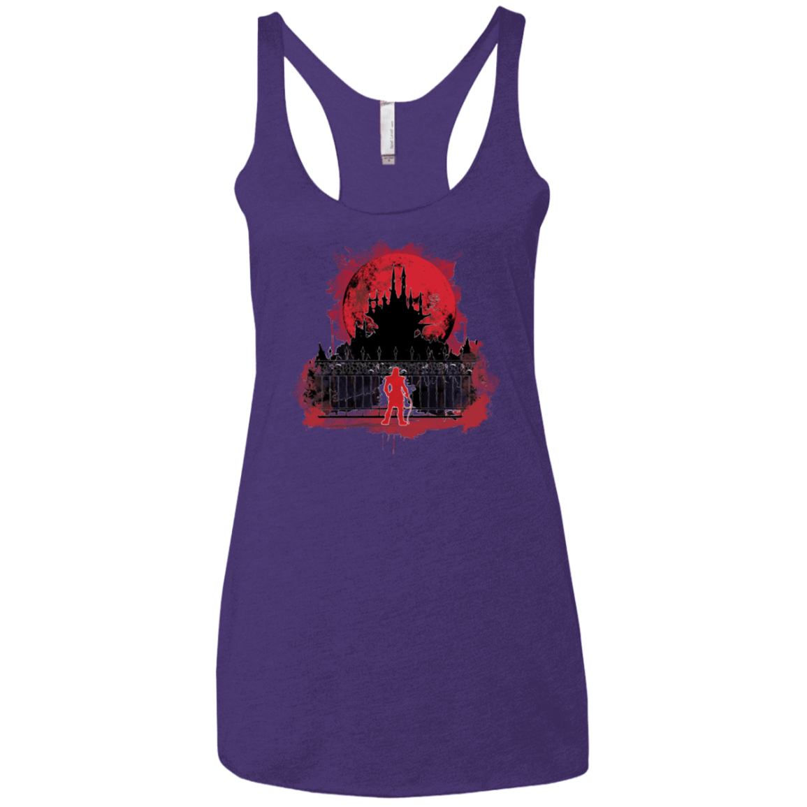 T-Shirts Purple / X-Small Terrible Night to Have a Curse Women's Triblend Racerback Tank