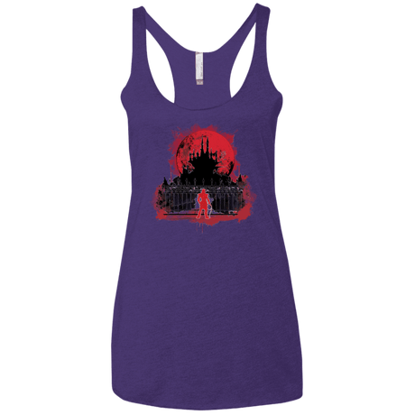 T-Shirts Purple / X-Small Terrible Night to Have a Curse Women's Triblend Racerback Tank