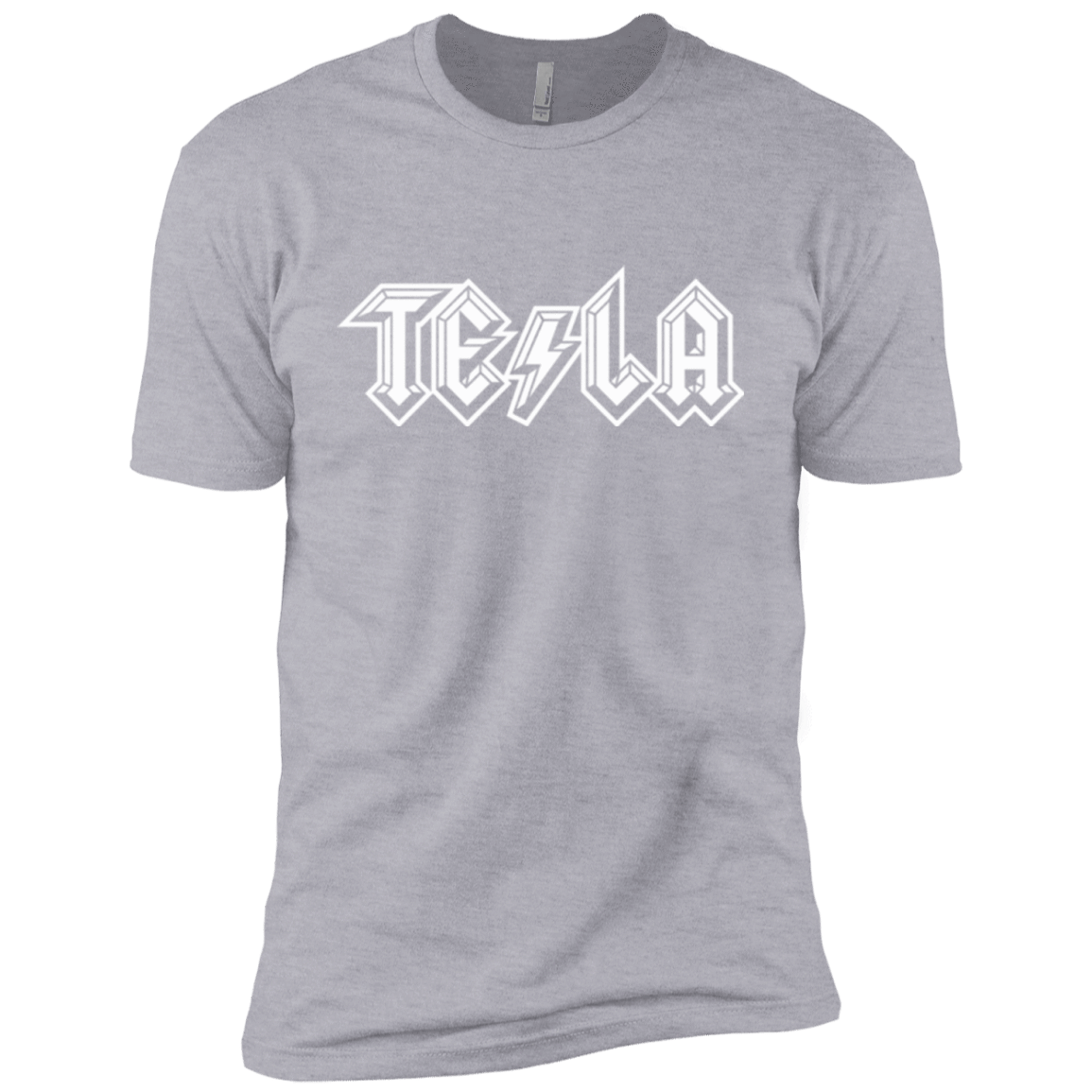 T-Shirts Heather Grey / YXS TESLA Boys Premium T-Shirt