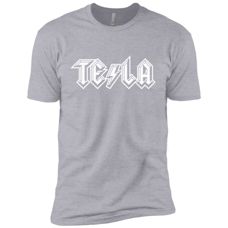 T-Shirts Heather Grey / YXS TESLA Boys Premium T-Shirt