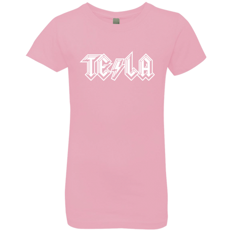 T-Shirts Light Pink / YXS TESLA Girls Premium T-Shirt