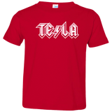 T-Shirts Red / 2T TESLA Toddler Premium T-Shirt