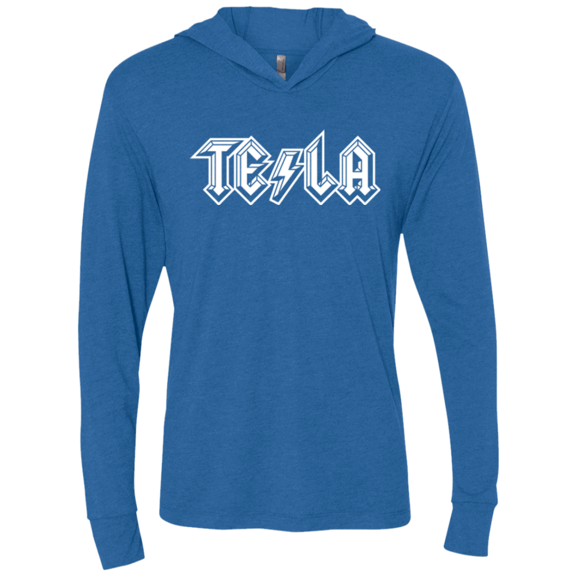 T-Shirts Vintage Royal / X-Small TESLA Triblend Long Sleeve Hoodie Tee