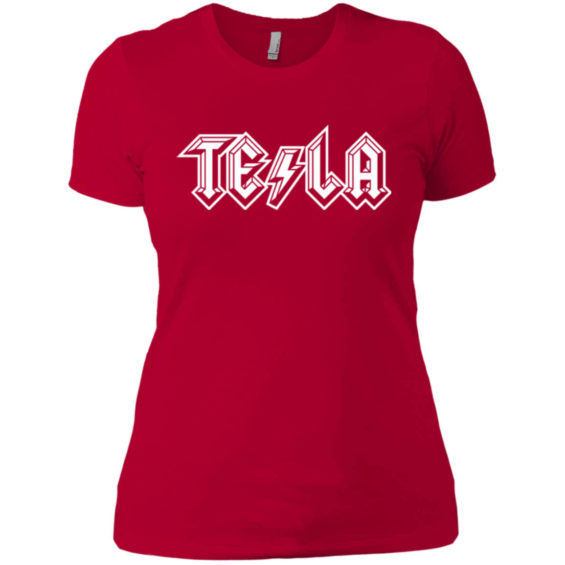 T-Shirts Red / X-Small TESLA Women's Premium T-Shirt