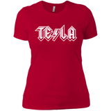 T-Shirts Red / X-Small TESLA Women's Premium T-Shirt