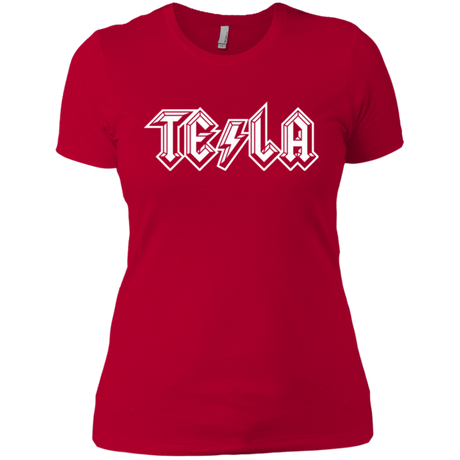 T-Shirts Red / X-Small TESLA Women's Premium T-Shirt