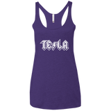 T-Shirts Purple / X-Small TESLA Women's Triblend Racerback Tank