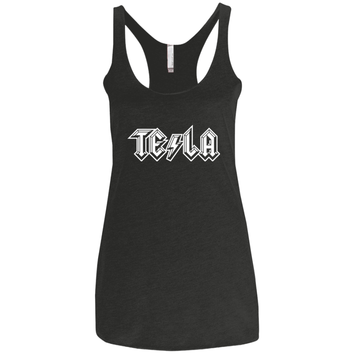 T-Shirts Vintage Black / X-Small TESLA Women's Triblend Racerback Tank