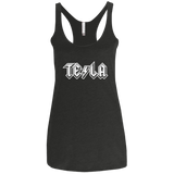 T-Shirts Vintage Black / X-Small TESLA Women's Triblend Racerback Tank