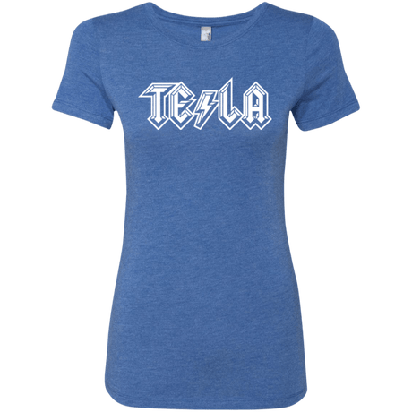 T-Shirts Vintage Royal / Small TESLA Women's Triblend T-Shirt