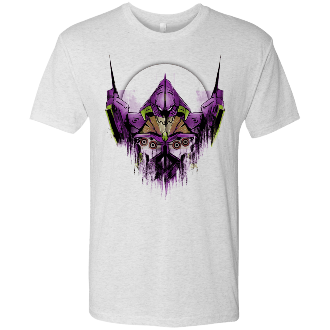 T-Shirts Heather White / S Test Type Men's Triblend T-Shirt