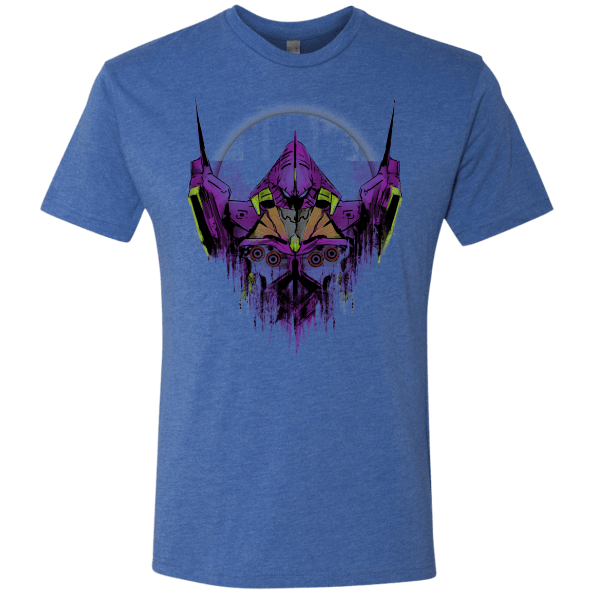 T-Shirts Vintage Royal / S Test Type Men's Triblend T-Shirt