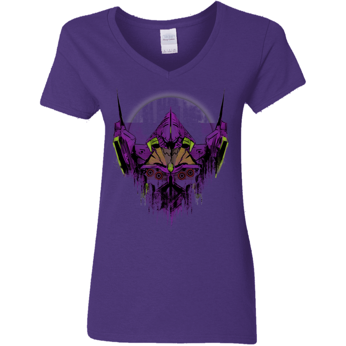 T-Shirts Purple / S Test Type Women's V-Neck T-Shirt