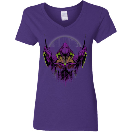 T-Shirts Purple / S Test Type Women's V-Neck T-Shirt