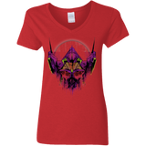 T-Shirts Red / S Test Type Women's V-Neck T-Shirt