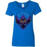 T-Shirts Royal / S Test Type Women's V-Neck T-Shirt