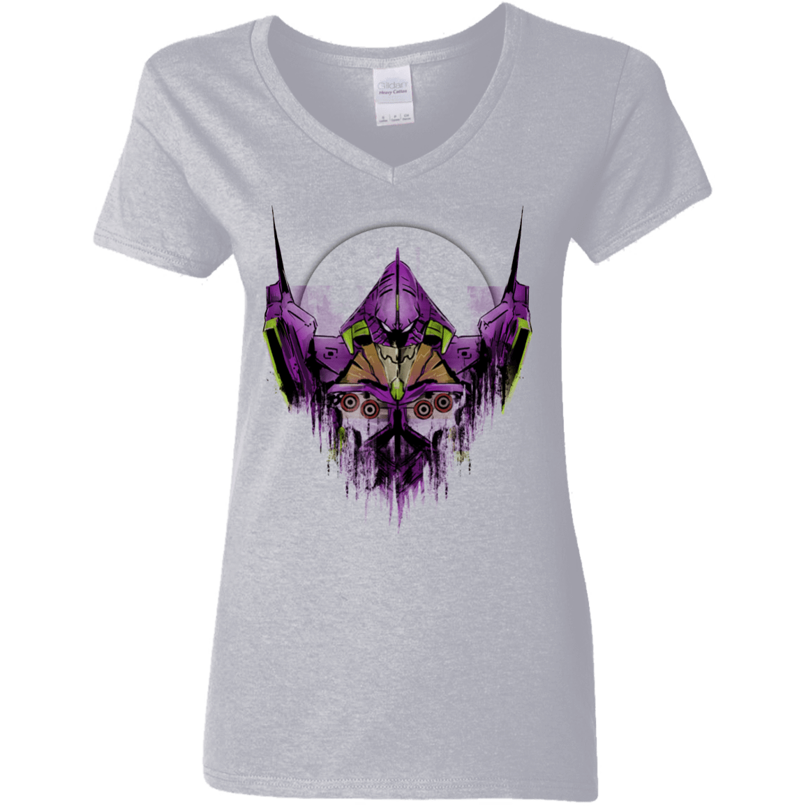 T-Shirts Sport Grey / S Test Type Women's V-Neck T-Shirt