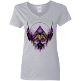 T-Shirts Sport Grey / S Test Type Women's V-Neck T-Shirt