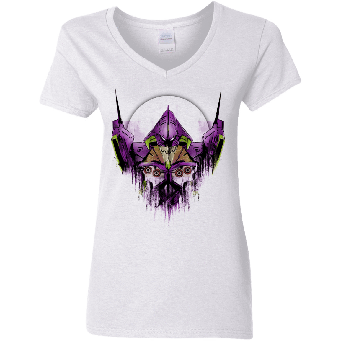 T-Shirts White / S Test Type Women's V-Neck T-Shirt