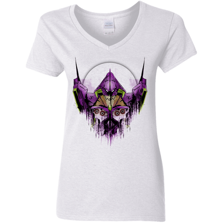 T-Shirts White / S Test Type Women's V-Neck T-Shirt