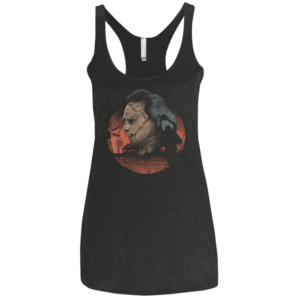 T-Shirts Vintage Black / X-Small Texas Cannibal Women's Triblend Racerback Tank
