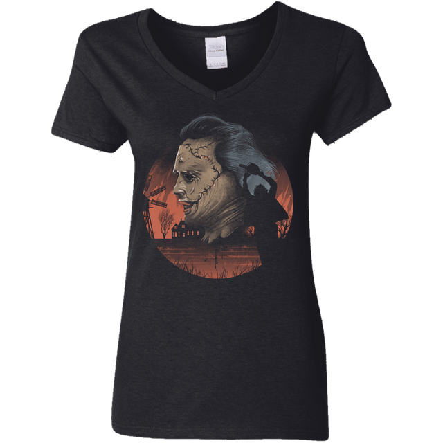 T-Shirts Black / S Texas Cannibal Women's V-Neck T-Shirt