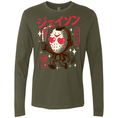 T-Shirts Military Green / Small TGIF Kawaii Men's Premium Long Sleeve