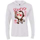 T-Shirts Heather White / X-Small TGIF Kawaii Triblend Long Sleeve Hoodie Tee