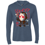 T-Shirts Indigo / X-Small TGIF Kawaii Triblend Long Sleeve Hoodie Tee