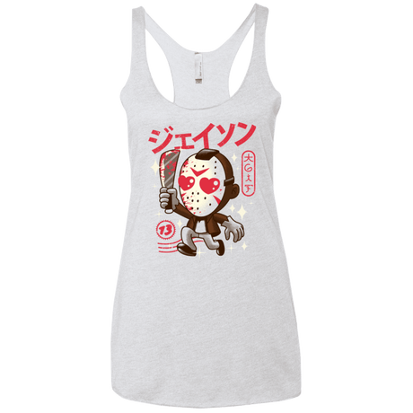 T-Shirts Heather White / X-Small TGIF Kawaii Women's Triblend Racerback Tank