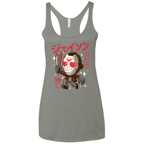 T-Shirts Venetian Grey / X-Small TGIF Kawaii Women's Triblend Racerback Tank