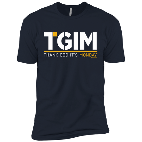 T-Shirts Midnight Navy / YXS Thank God Its Monday Boys Premium T-Shirt