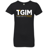 T-Shirts Black / YXS Thank God Its Monday Girls Premium T-Shirt