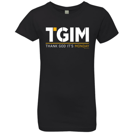 T-Shirts Black / YXS Thank God Its Monday Girls Premium T-Shirt