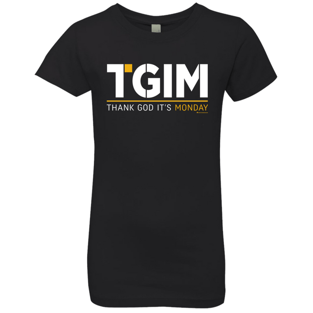 T-Shirts Black / YXS Thank God Its Monday Girls Premium T-Shirt