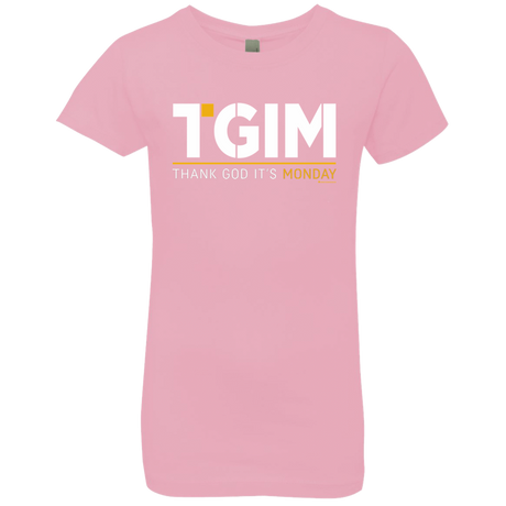 T-Shirts Light Pink / YXS Thank God Its Monday Girls Premium T-Shirt