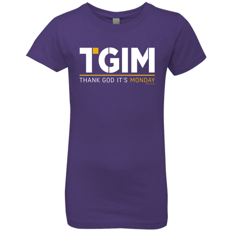 T-Shirts Purple Rush / YXS Thank God Its Monday Girls Premium T-Shirt
