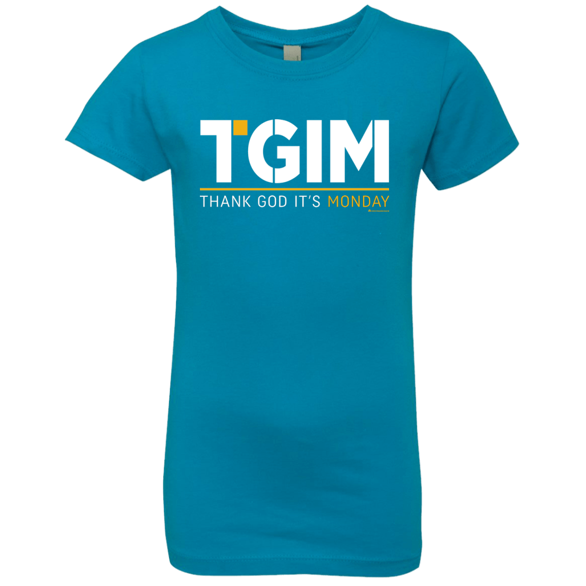 T-Shirts Turquoise / YXS Thank God Its Monday Girls Premium T-Shirt