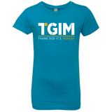T-Shirts Turquoise / YXS Thank God Its Monday Girls Premium T-Shirt