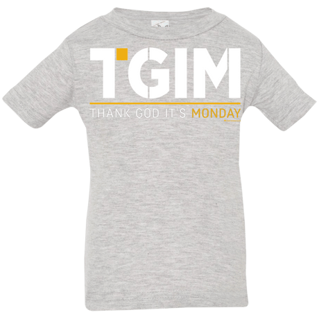 T-Shirts Heather Grey / 6 Months Thank God Its Monday Infant Premium T-Shirt