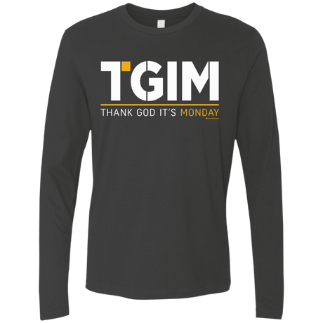 T-Shirts Heavy Metal / Small Thank God Its Monday Men's Premium Long Sleeve