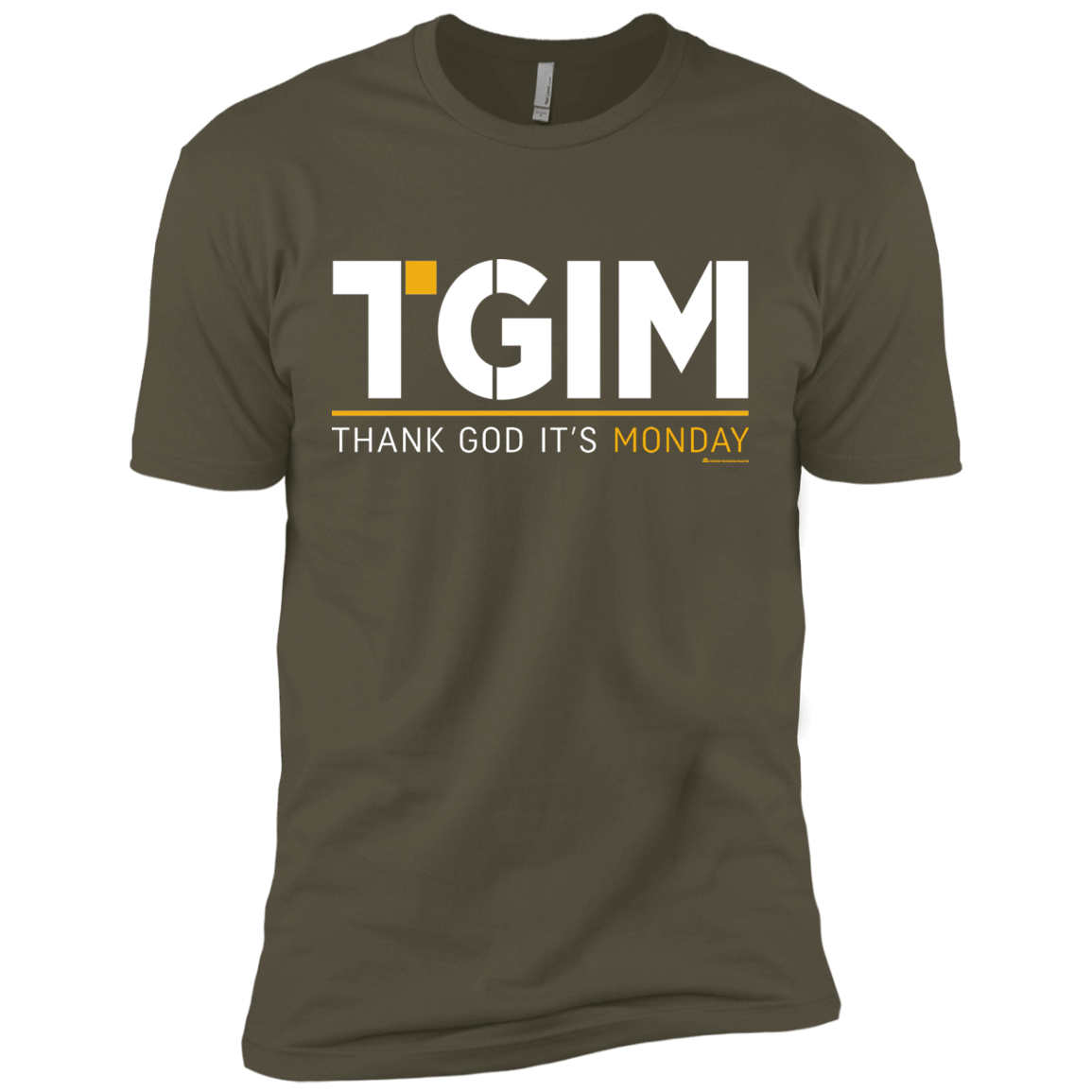 T-Shirts Military Green / X-Small Thank God Its Monday Men's Premium T-Shirt