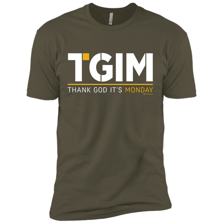 T-Shirts Military Green / X-Small Thank God Its Monday Men's Premium T-Shirt